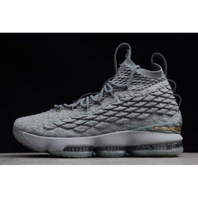 Nike Erkek Lebron 15 Xv Ep Gri / Metal Altın Basketbol Ayakkabısı Türkiye - FARSR9VW